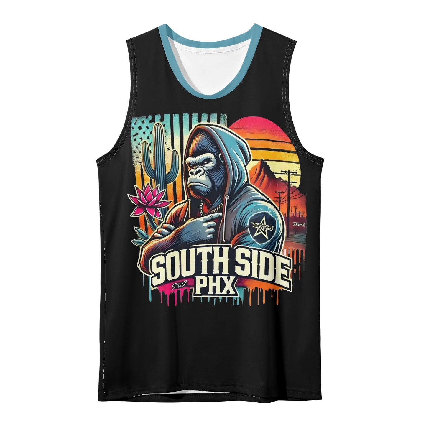 South Side Pt.2  Loose Fit Sleeveless Tank Top T-Shirt