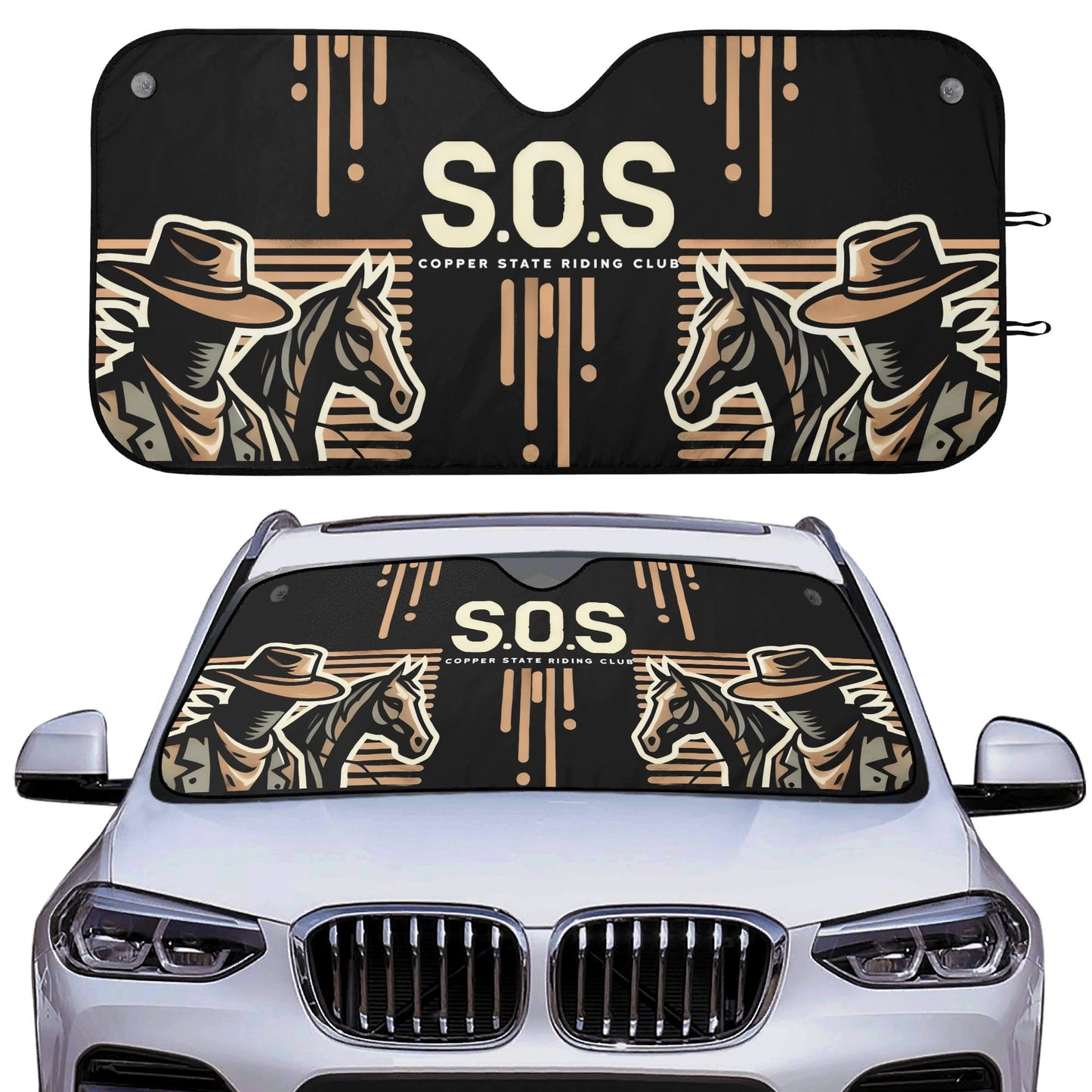 Copper Flex  Car Sun Shade By S.O.S
