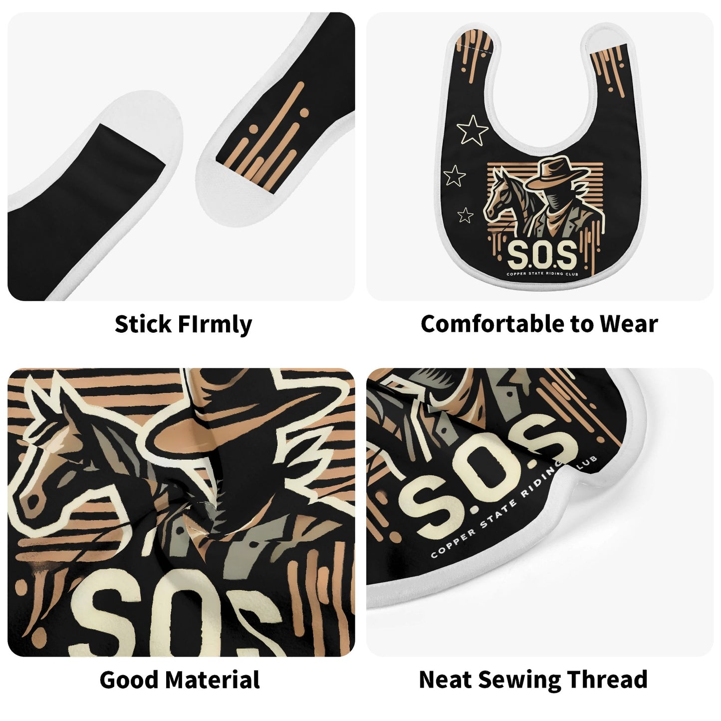 Copper Flex Baby Bibs By S.O.S