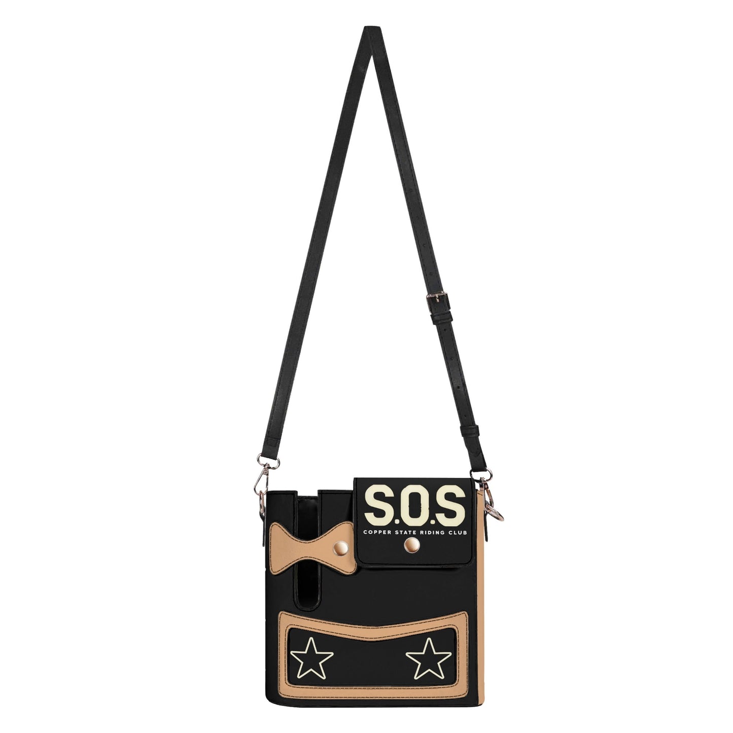 Copper Flex By S.O.S Leather Outdoor Portable Crossbody Bag
