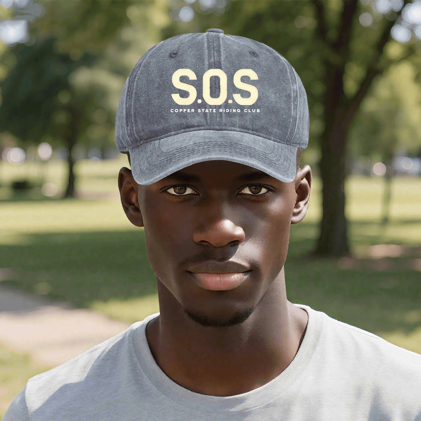 Copper Flex By S.O.S = Denim Style Hat Ship/US