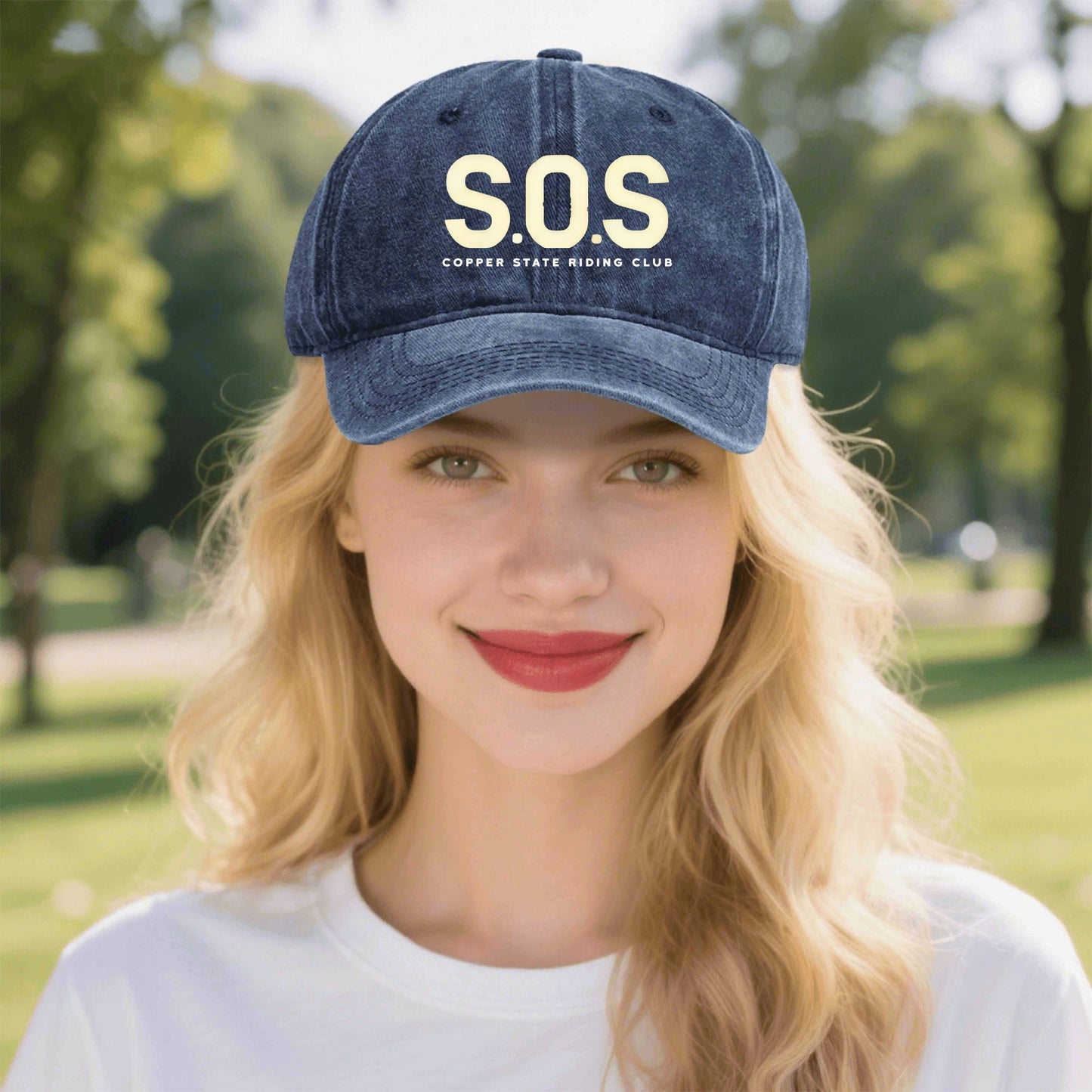 Copper Flex By S.O.S = Denim Style Hat Ship/US