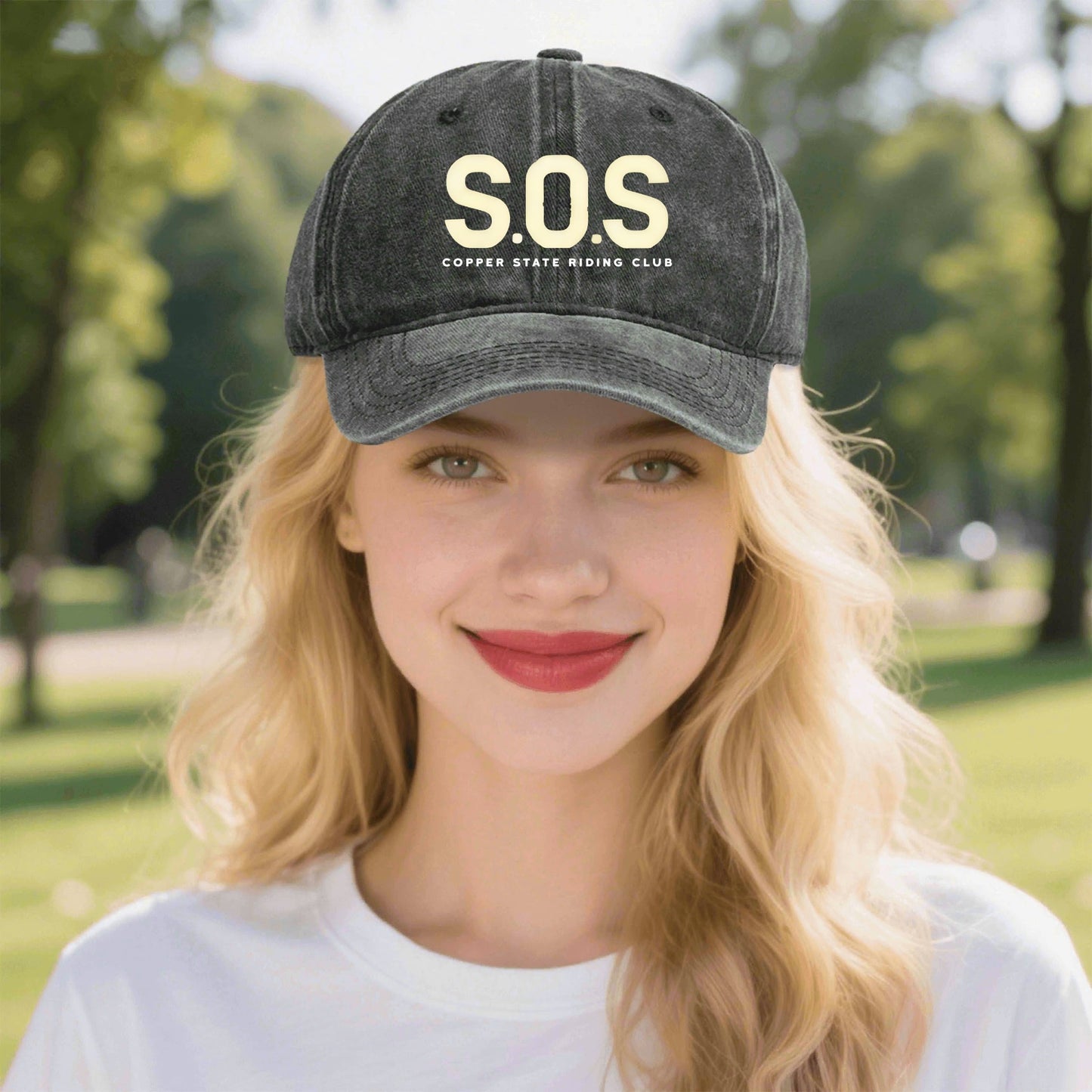 Copper Flex By S.O.S = Denim Style Hat Ship/US