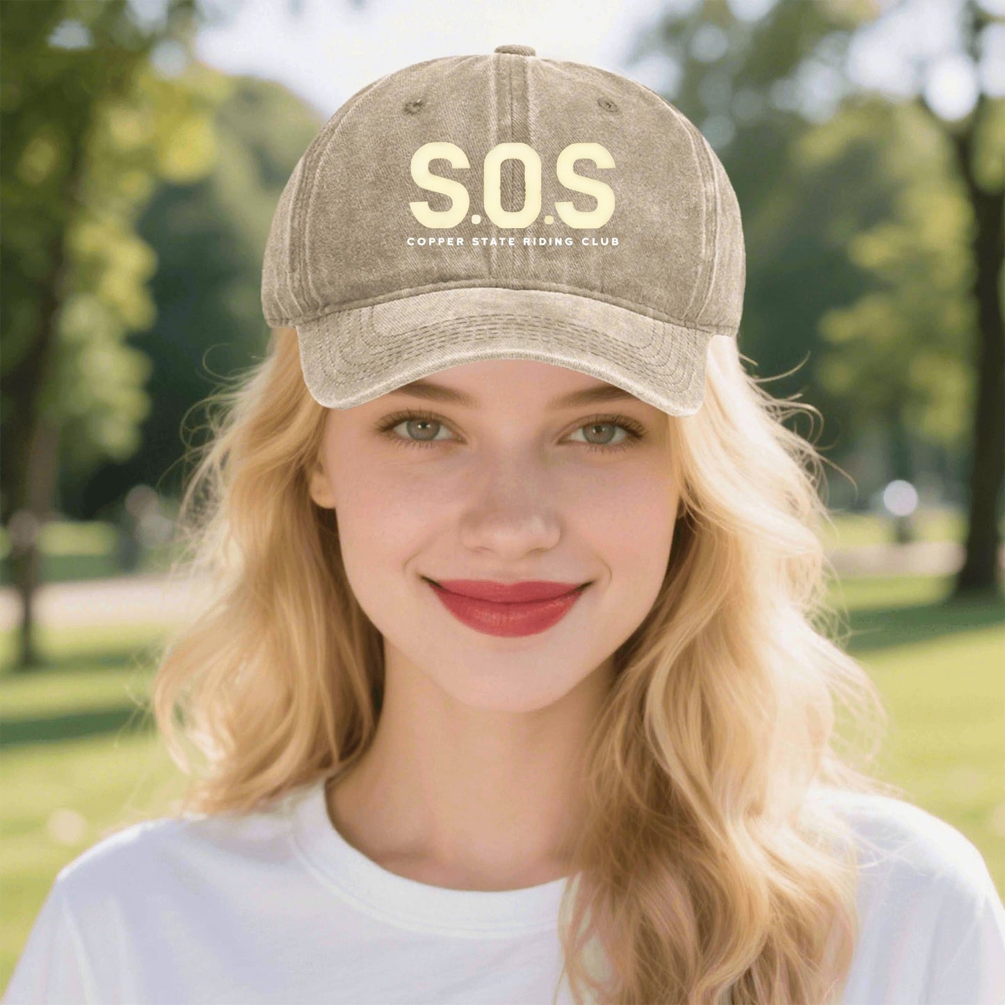 Copper Flex By S.O.S = Denim Style Hat Ship/US