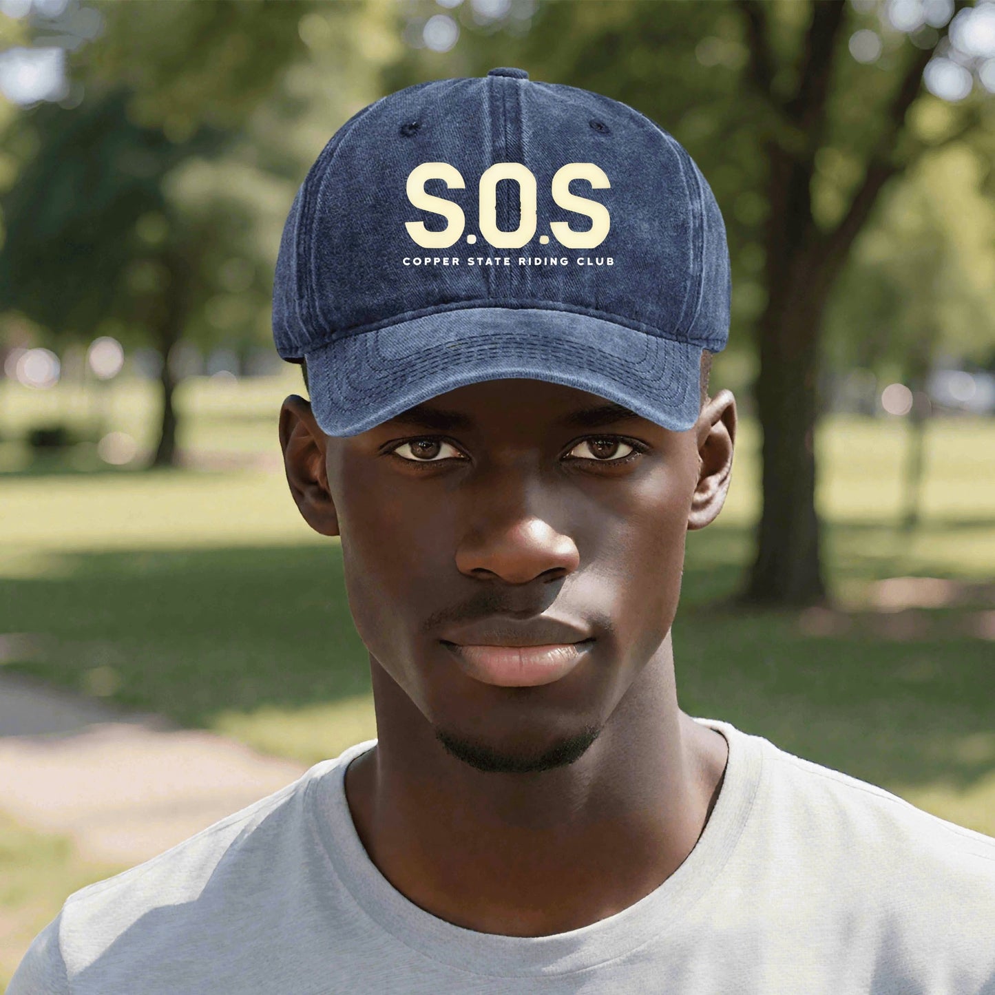 Copper Flex By S.O.S = Denim Style Hat Ship/US