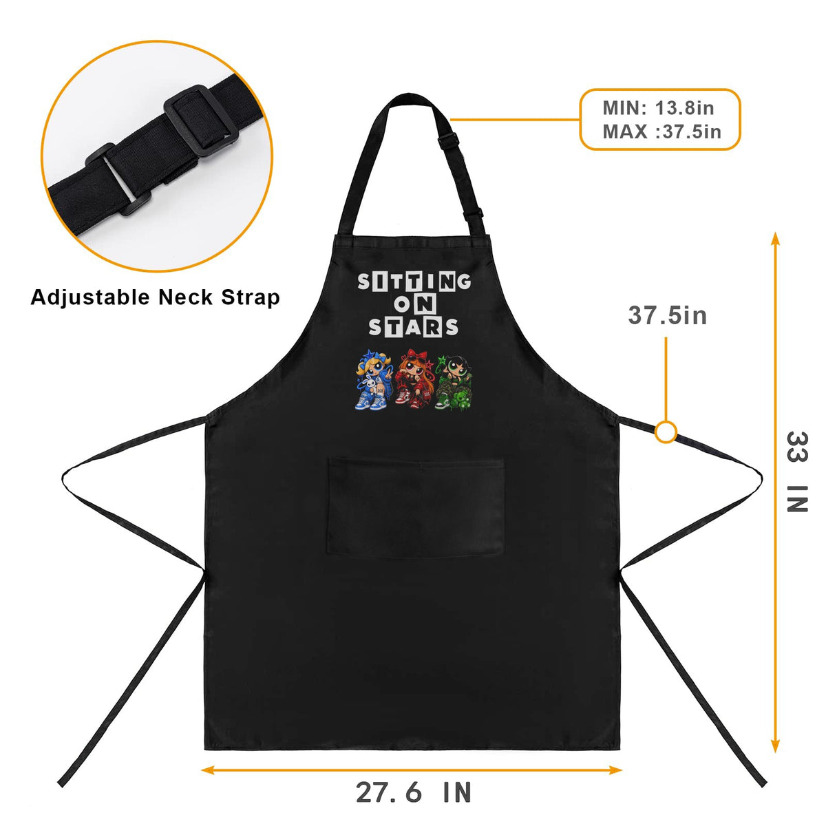 S.O.S: Power Puff Gang Apron for Women | Ships from USA