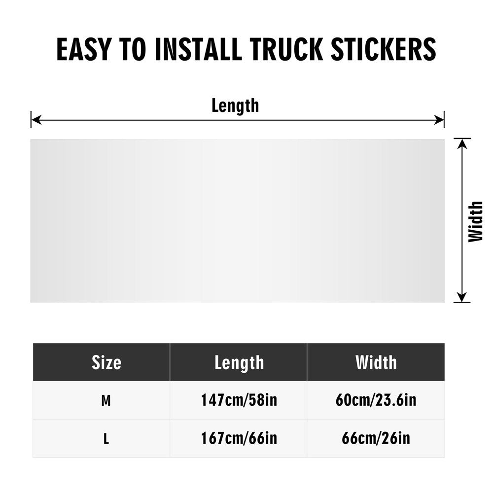 Space Man 23 Truck Decals Sticker