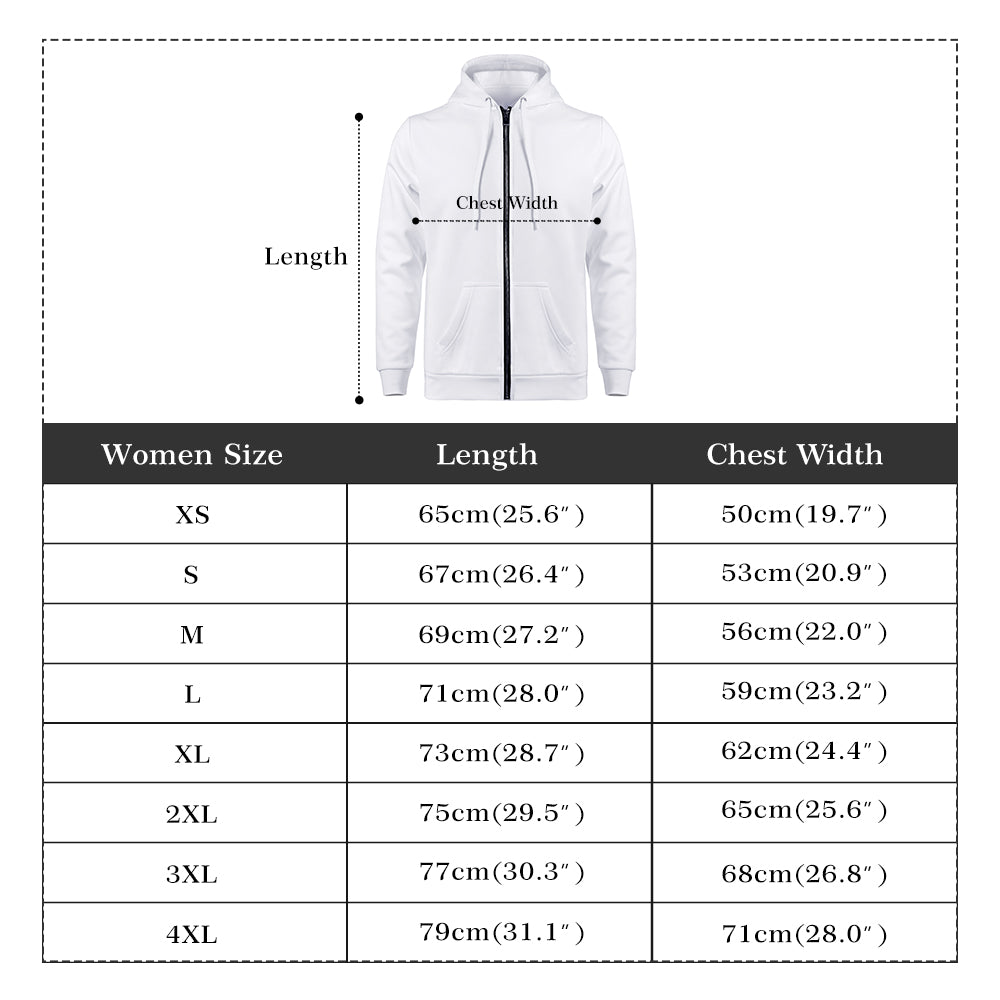 No Face, No Case Womens Sky Blue Zip Up Hoodie