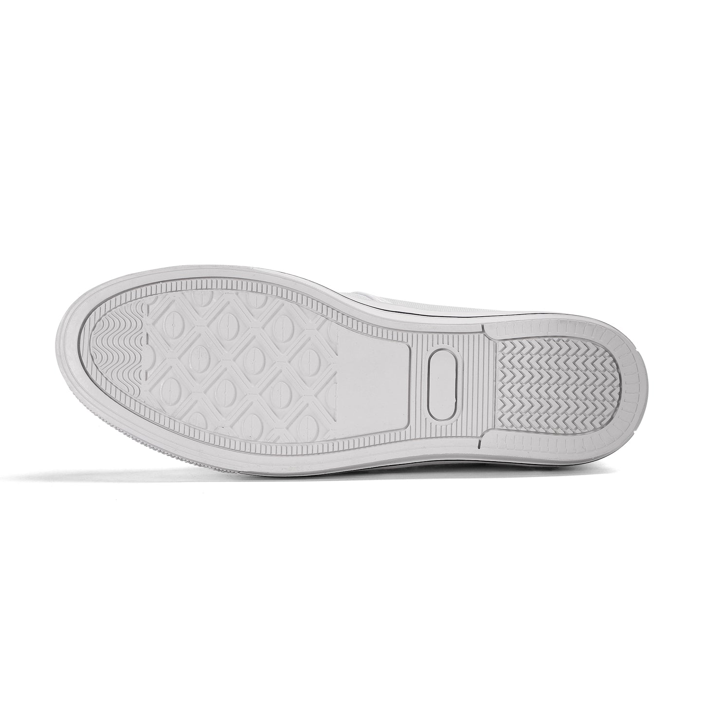 Money Man D.G.D.E (Dont Grind Dont Eat) Mens White Slip On Star Kicks