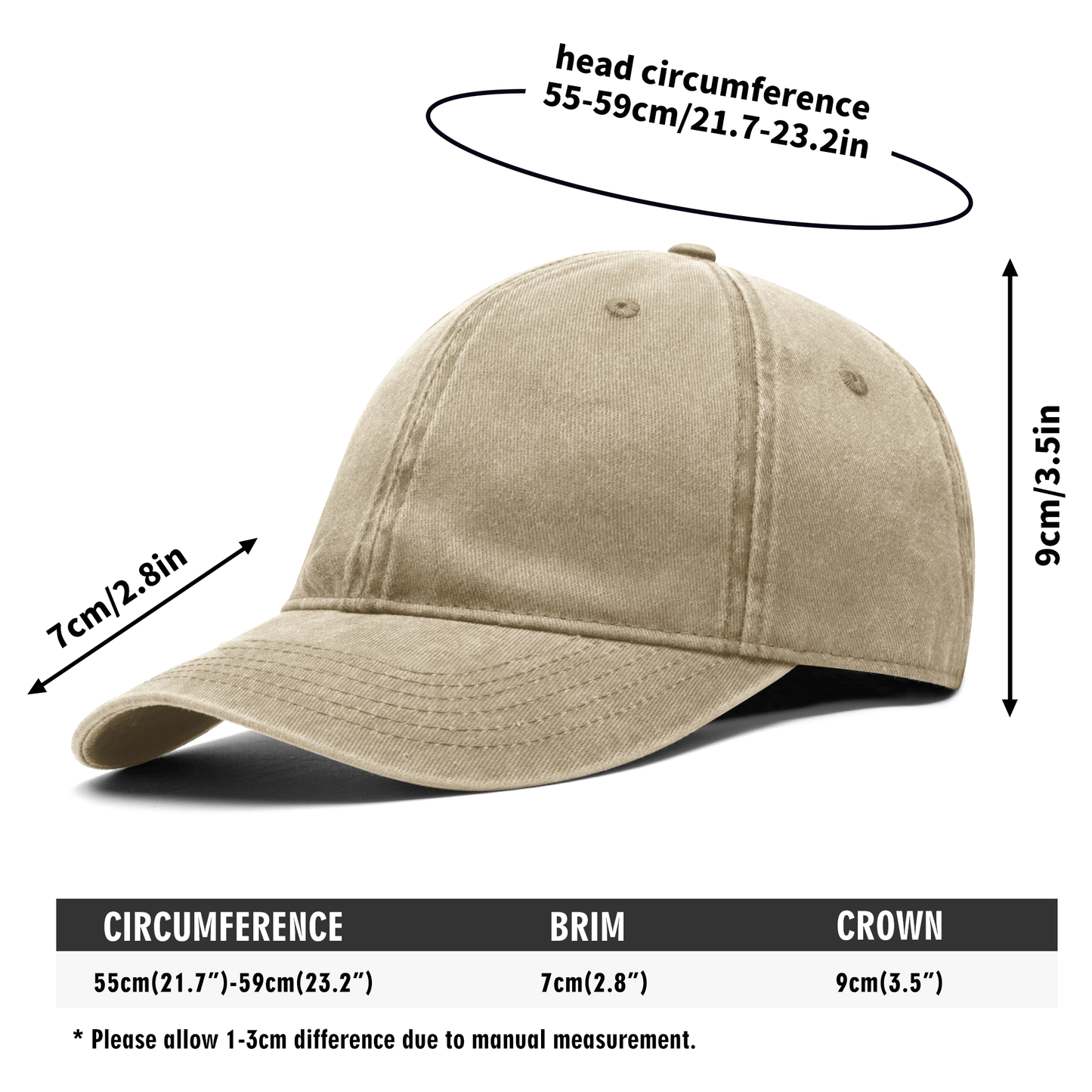 Copper Flex By S.O.S = Denim Style Hat Ship/US