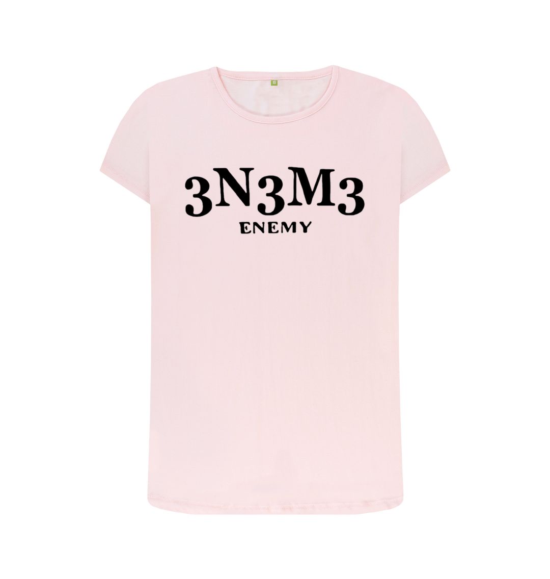 Pink Women Crew Neck T-shirt 1.0