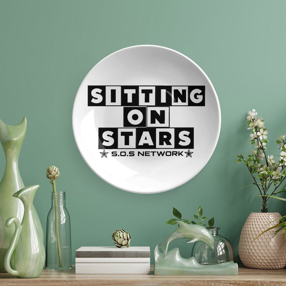 S.O.S: Power Puff Gang Bone China Decorative Plate