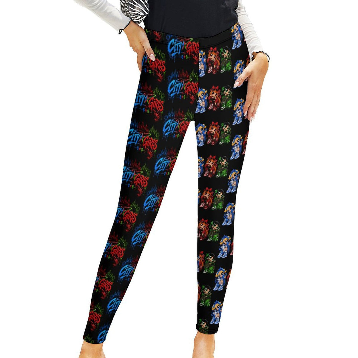 S.O.S: Power Puff Gang Women's High-Waist Legging