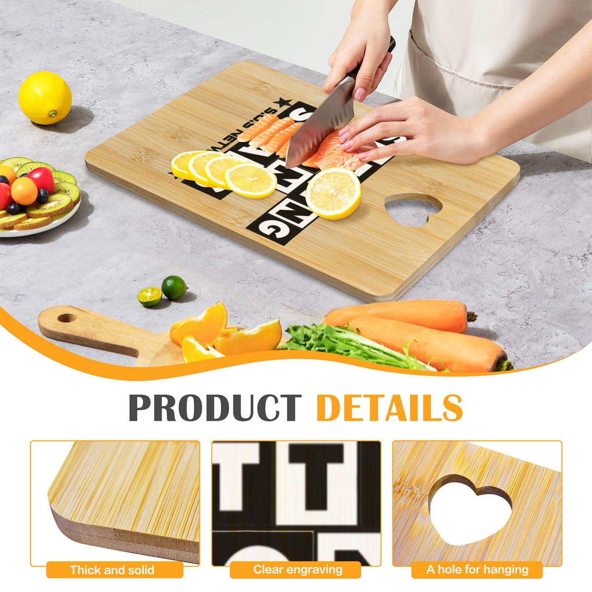 S.O.S: Power Puff Gang Rectangle Bamboo Cutting Board | Ships from USA