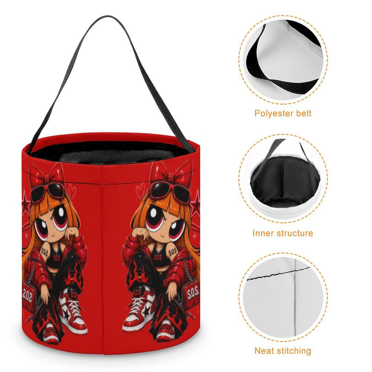 S.O.S: Power Puff Gang Halloween Candy Bag