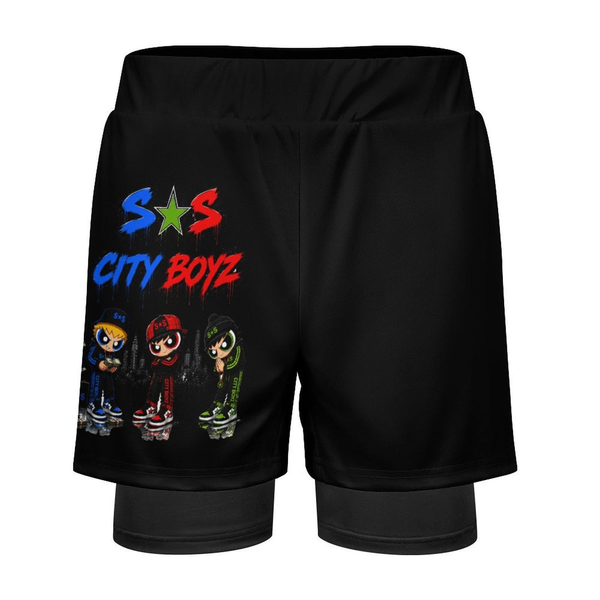 S.O.S: Rowdy Ruff Boys Men's Sport Shorts With Pockets