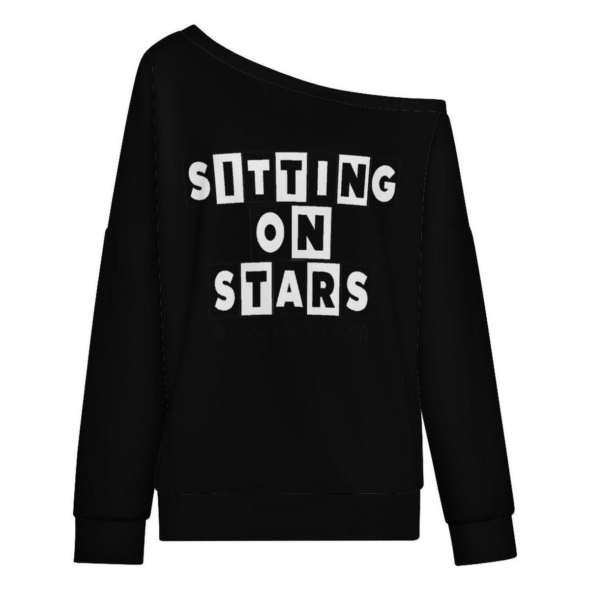 S.O.S: Power Puff Gang Women's Off-shoulder Long Sleeve Sweatshirt
