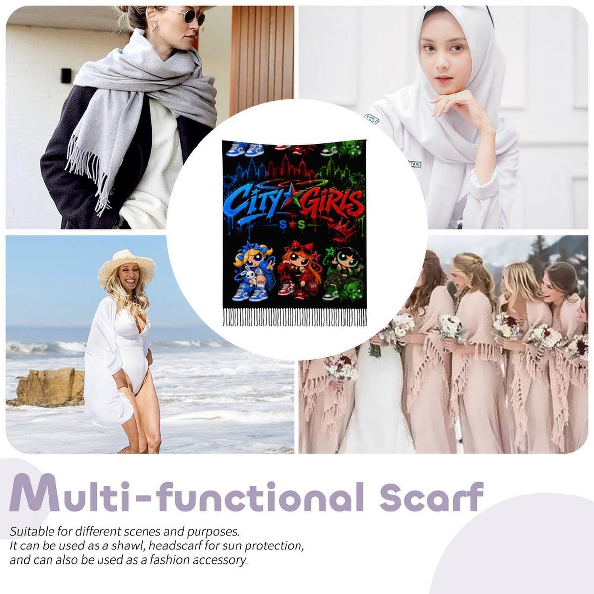 S.O.S: Power Puff Gang Scarf