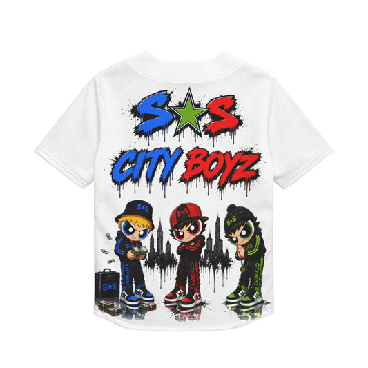 S.O.S: Rowdy Ruff Boys Men's Baseball Jersey ( Model T96 ) | Ships from USA