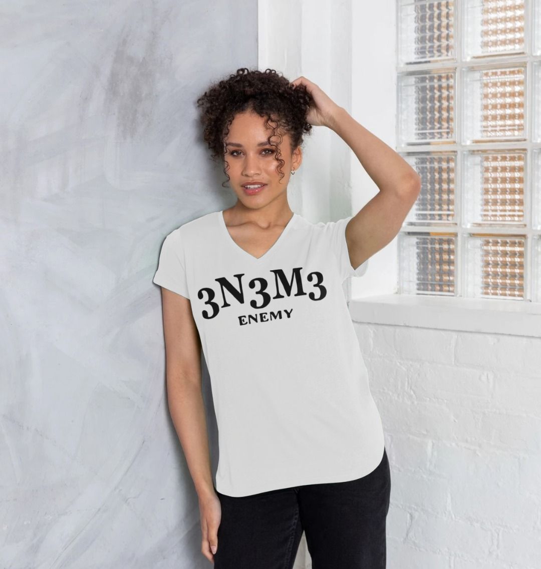 3.N.3.M.3 Enemy Women's V-Neck T-Shirts 1.0