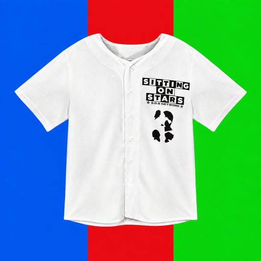 S.O.S: Rowdy Ruff Boys Men's Baseball Jersey ( Model T96 ) | Ships from USA