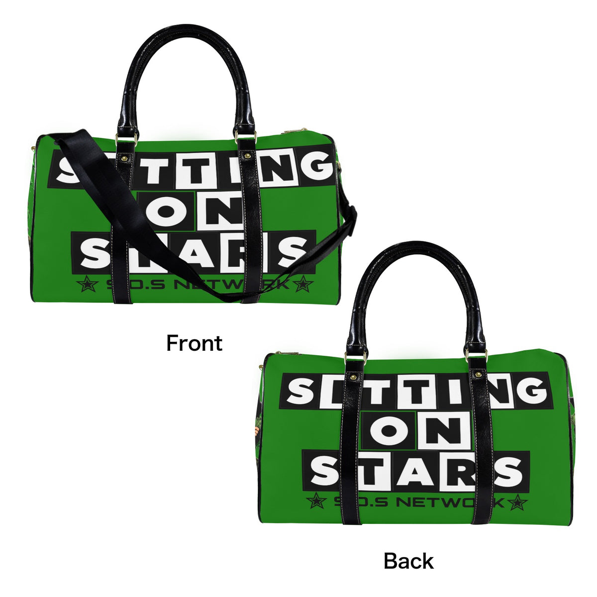S.O.S: Power Puff Gang Travel Bag-Small (Black Long Patch)