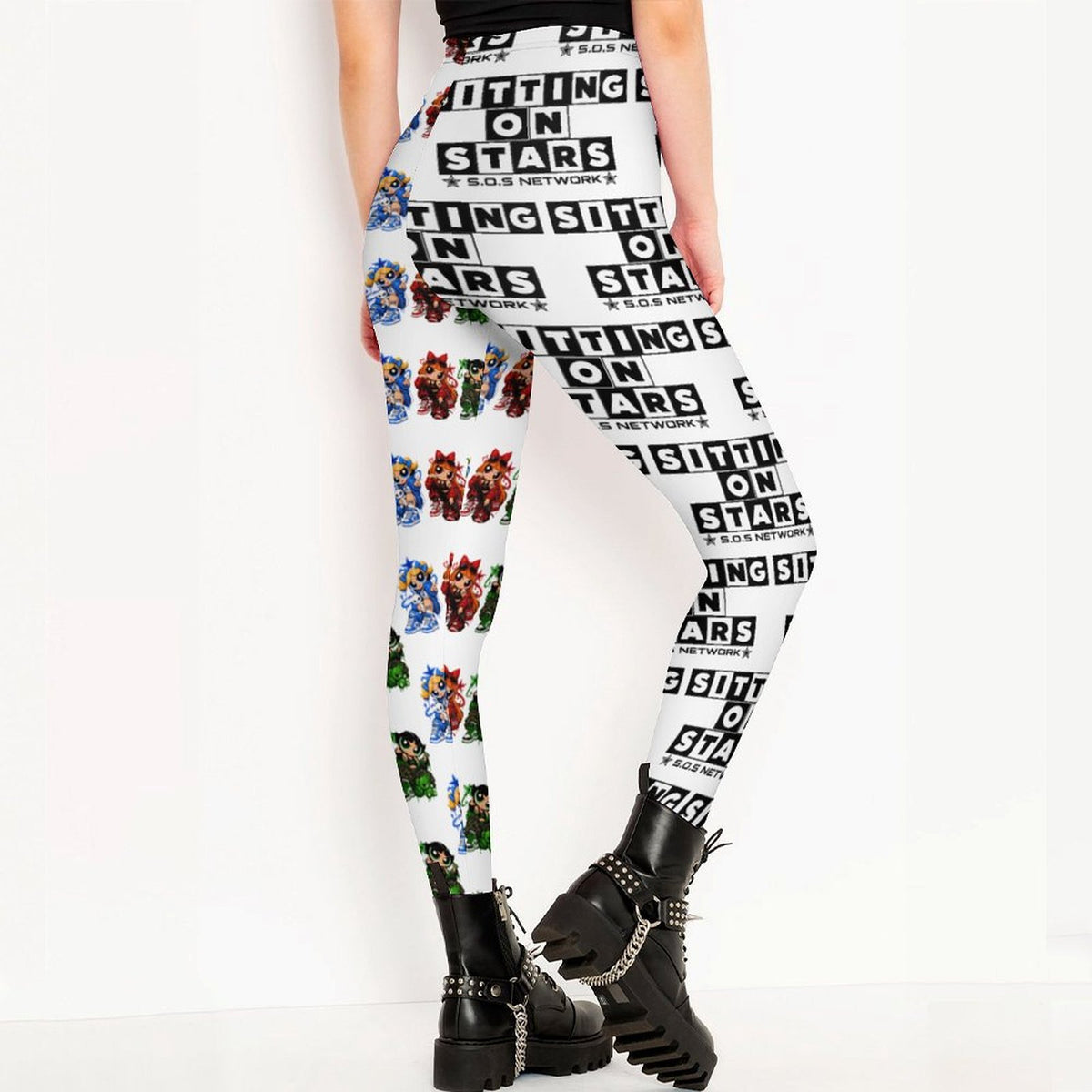 S.O.S: Power Puff Gang Women's High-Waist Legging