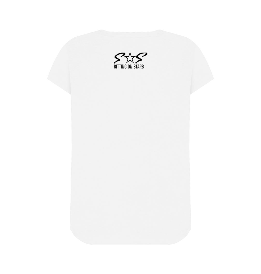 White Women's V-Neck T-Shirts 1.0