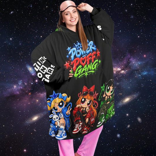 S.O.S: Power Puff Gang Blanket Hoodie
