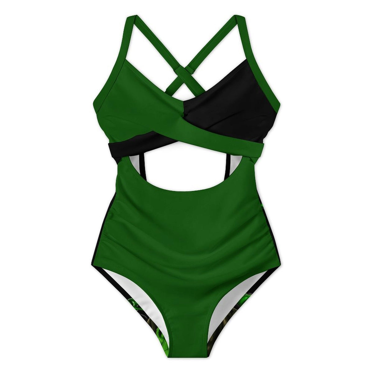 S.O.S: Power Puff Gang Women's Twist Front Tie Back Swimsuit