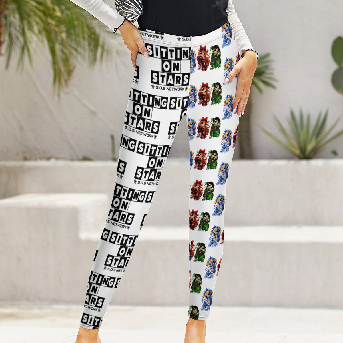 S.O.S: Power Puff Gang Women's High-Waist Legging