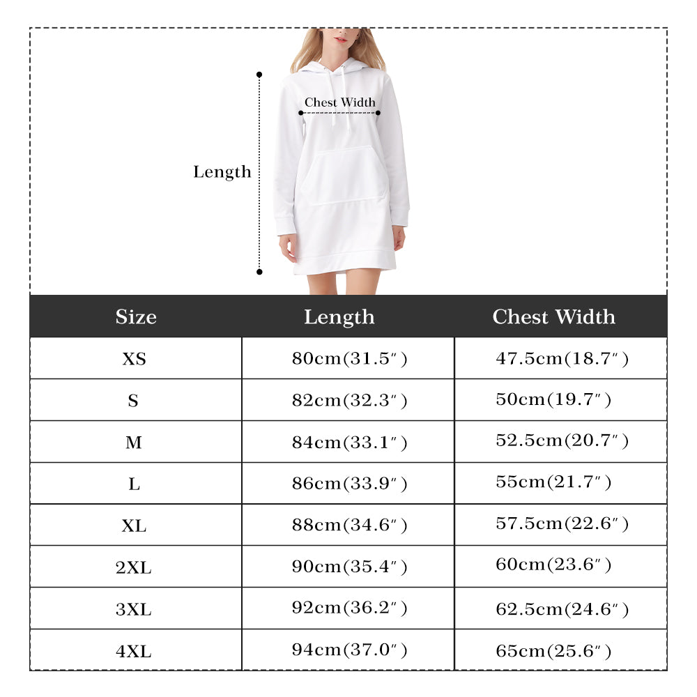 G.S.G Ghost Stat Girl Womens White Hoodie Dress