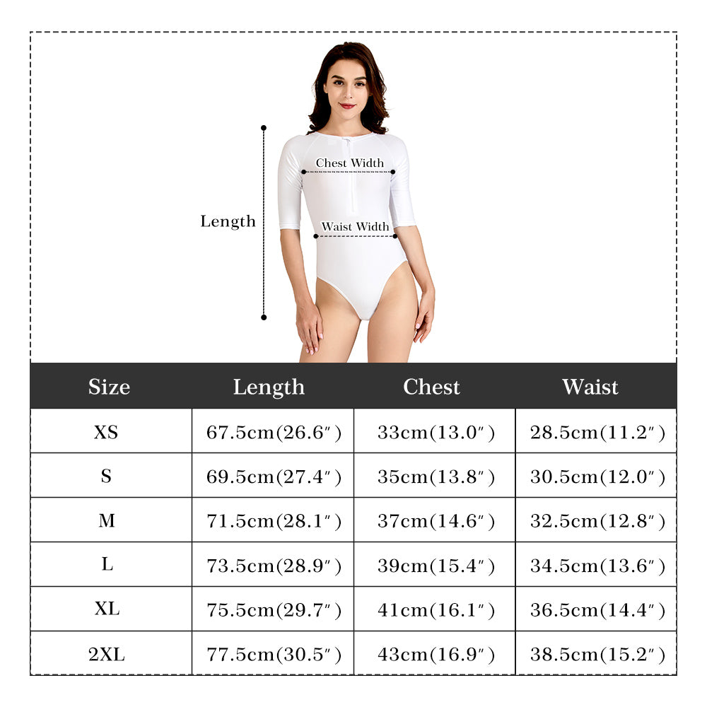 G.S.G Ghost Star Girl Womens Tan One Piece Zip Front Half Sleeve Swimsuit