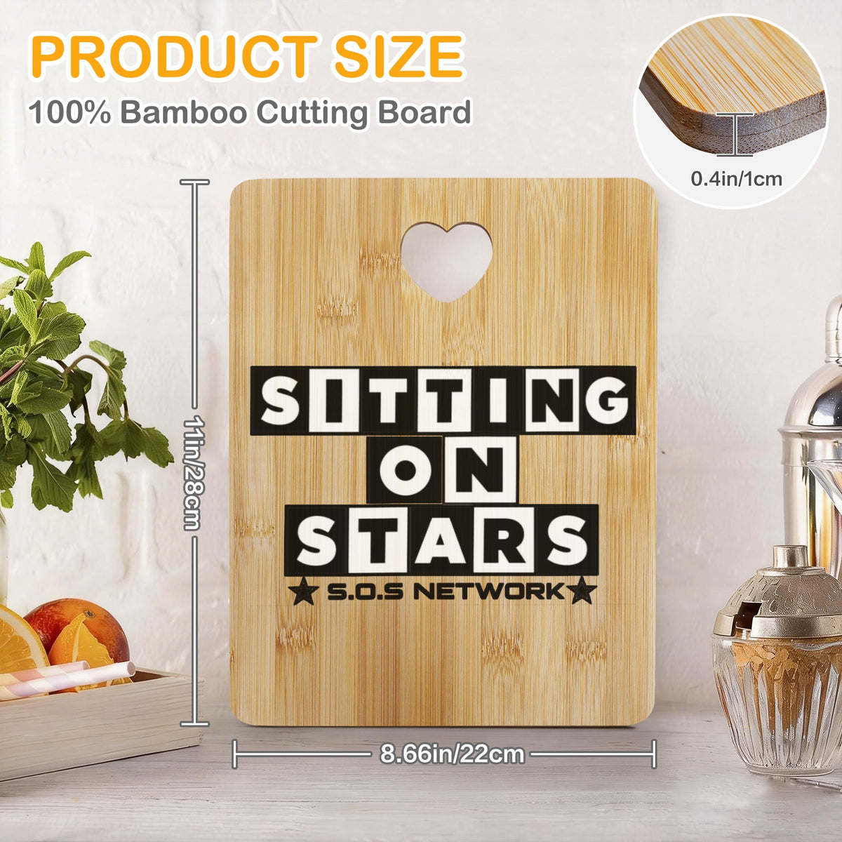 S.O.S: Power Puff Gang Rectangle Bamboo Cutting Board | Ships from USA
