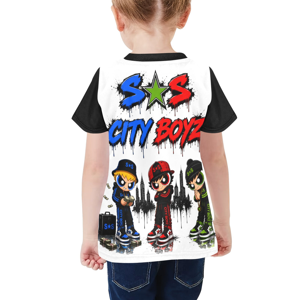 S.O.S: Rowdy Ruff Boys Little Kids Crew Neck T-Shirt |  Ships from USA