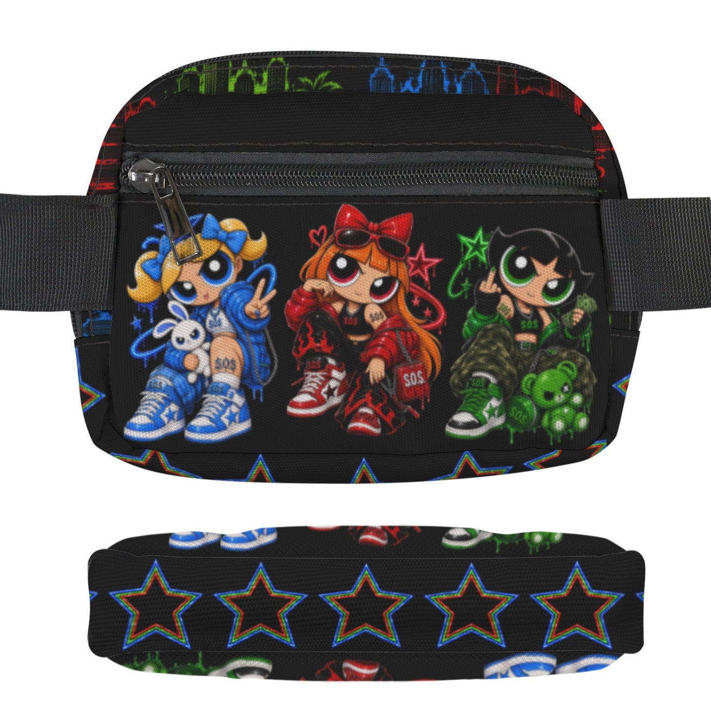 S.O.S: Power Puff Gang Belt Bag-Small