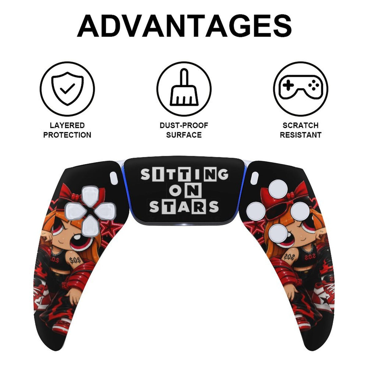 S.O.S: Powe Puff Gang  PS5 Game Console Sticker (Digital Version)