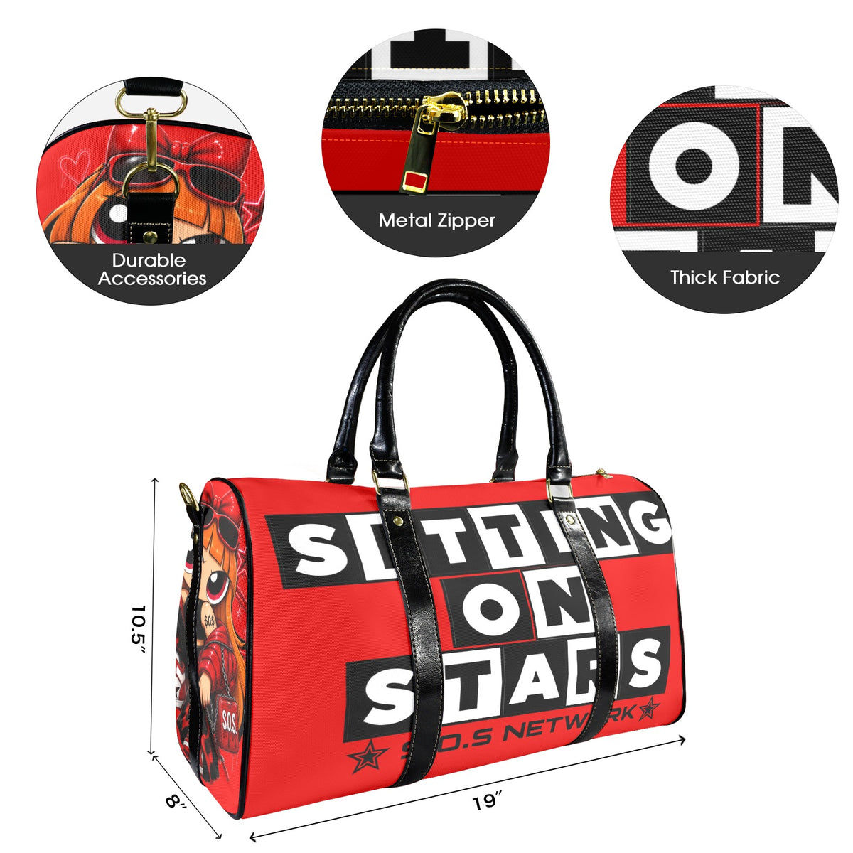 S.O.S: Power Puff Gang Travel Bag-Small