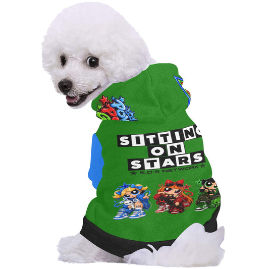 S.O.S: Power Puff Gang Pet Dog Fuzzy Hoodie