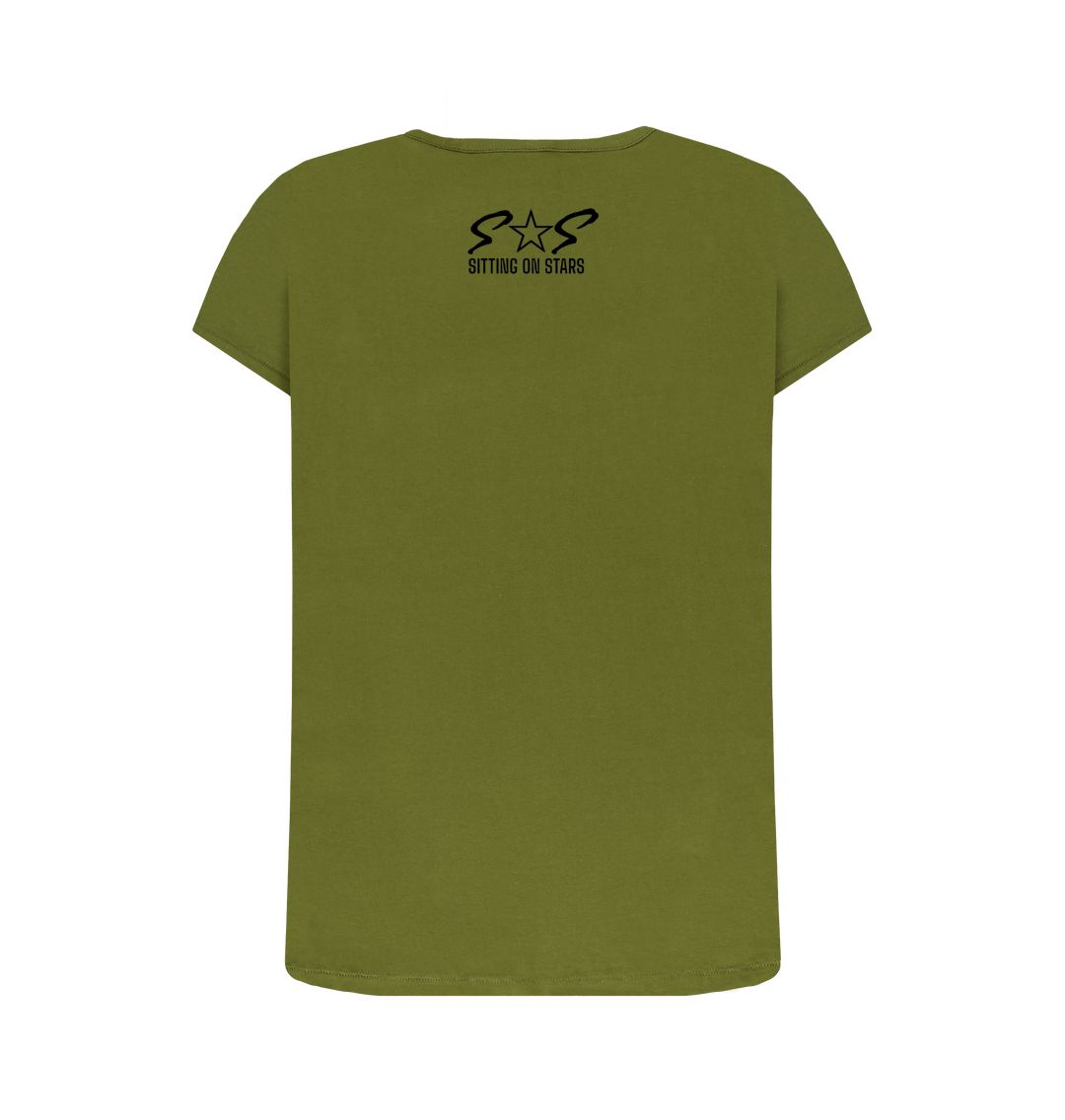 Moss Green Women Crew Neck T-shirt 1.0