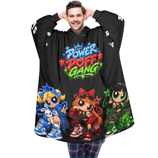 S.O.S: Power Puff Gang Blanket Hoodie