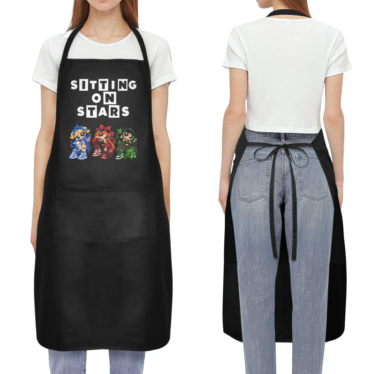 S.O.S: Power Puff Gang Apron for Women | Ships from USA