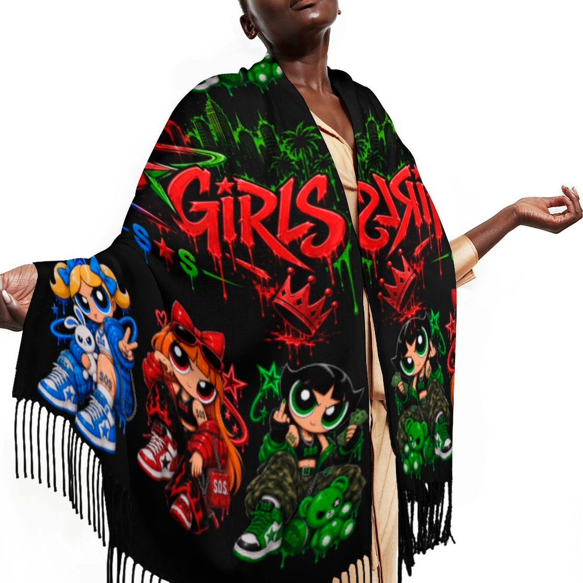 S.O.S: Power Puff Gang Scarf