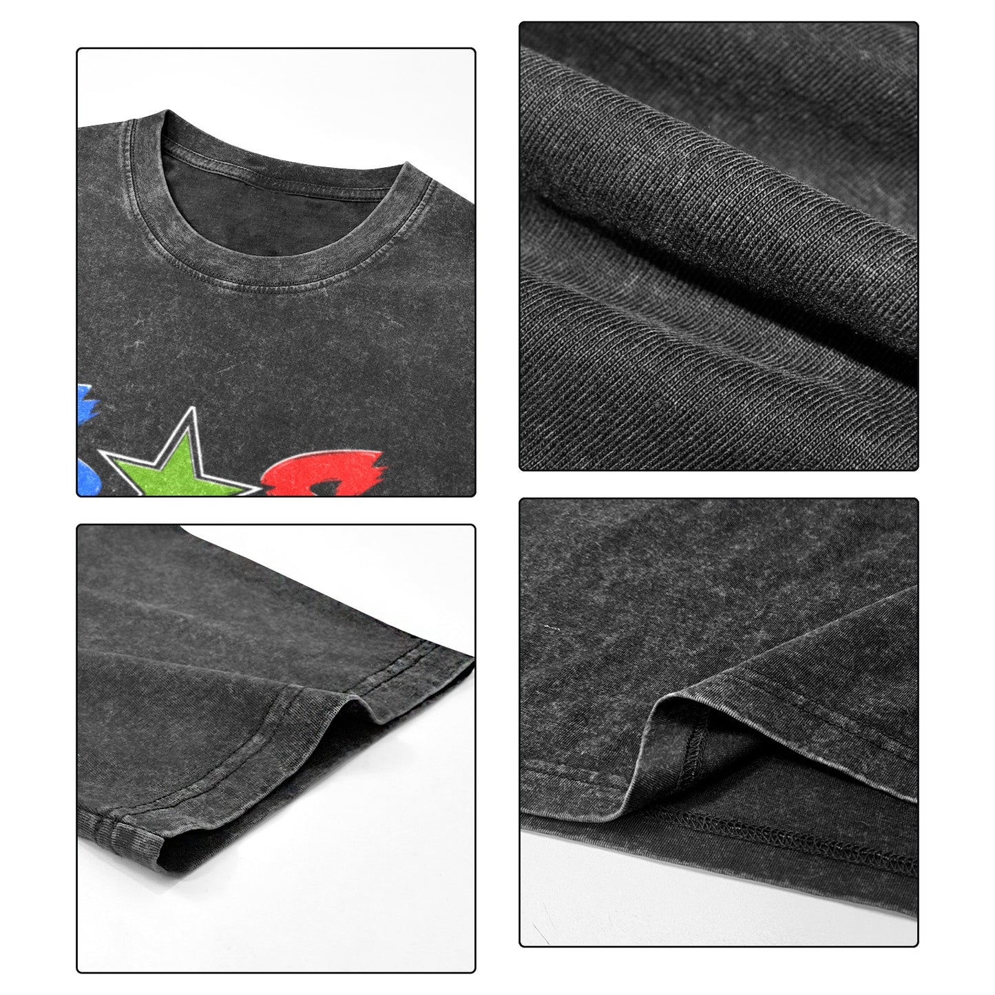 S.O.S: Rowdy Ruff Boyz Men's Washed Cotton T-Shirt | Ships from USA