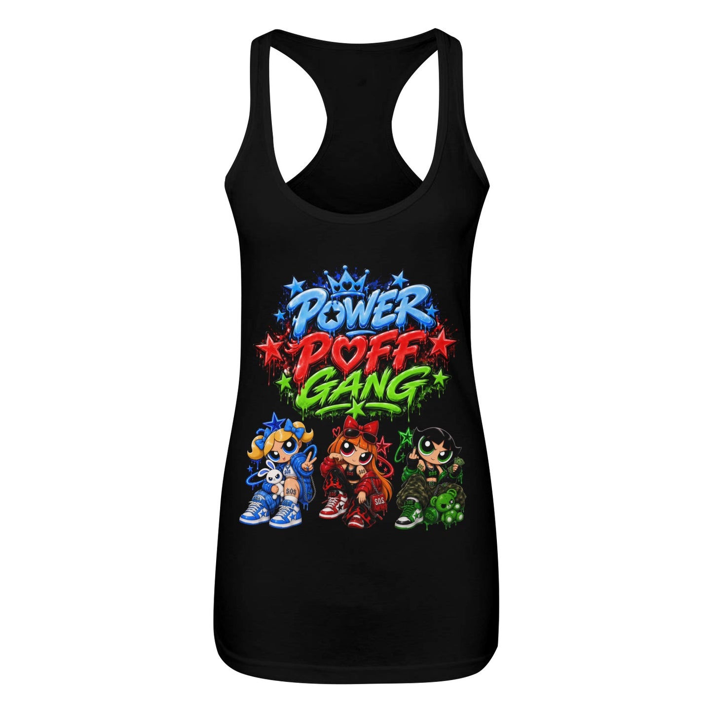 S.O.S: Power Puff Gang Women's Tank Top | Ships from USA