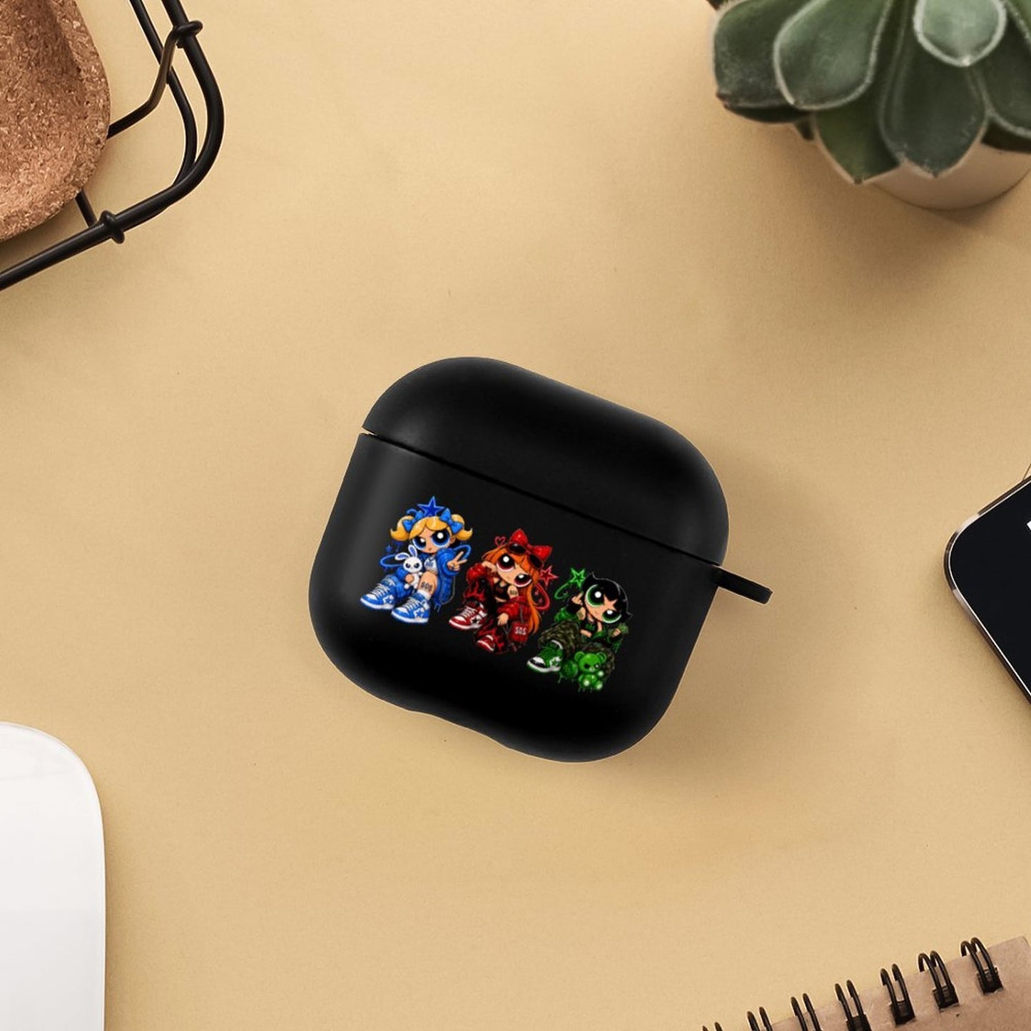 S.O.S: Power Puff Gang AirPods 4 Bluetooth Earphone Protective Cover