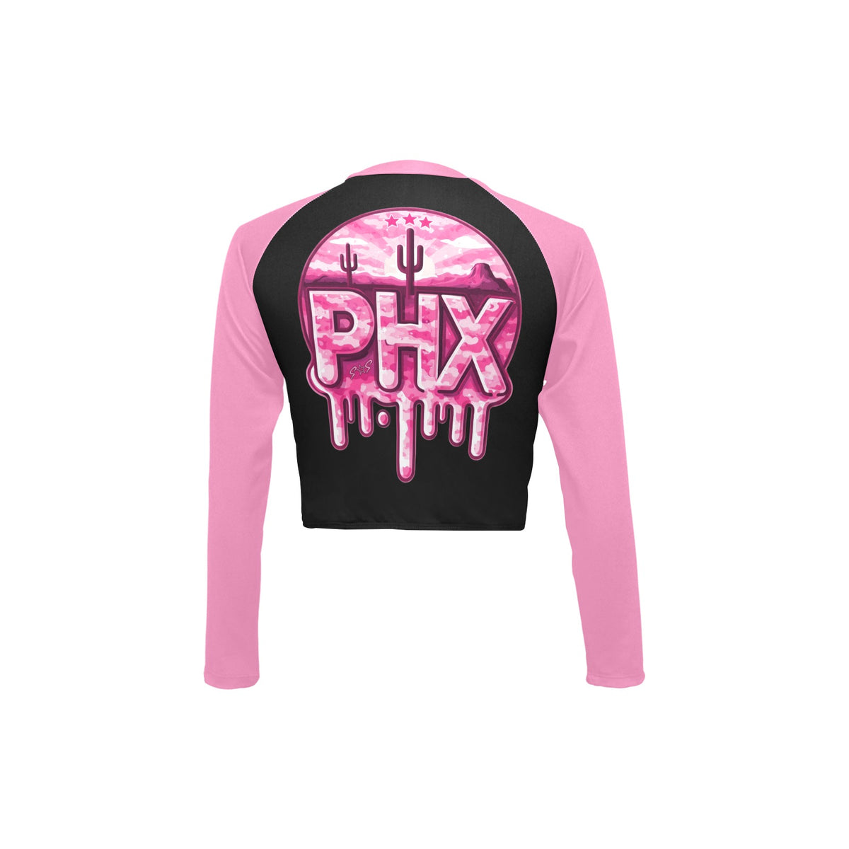 Starfection Ladies Edition Long Sleeve Crop Top