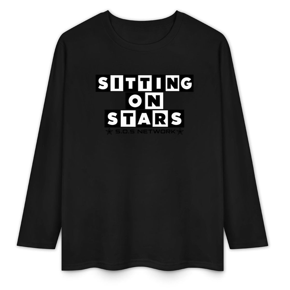 S.O.S: Rowdy Ruff Boys Cotton Long Sleeve T-Shirt (Front&Back Printing)