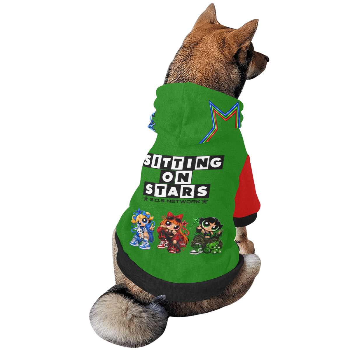 S.O.S: Power Puff Gang Pet Dog Fuzzy Hoodie