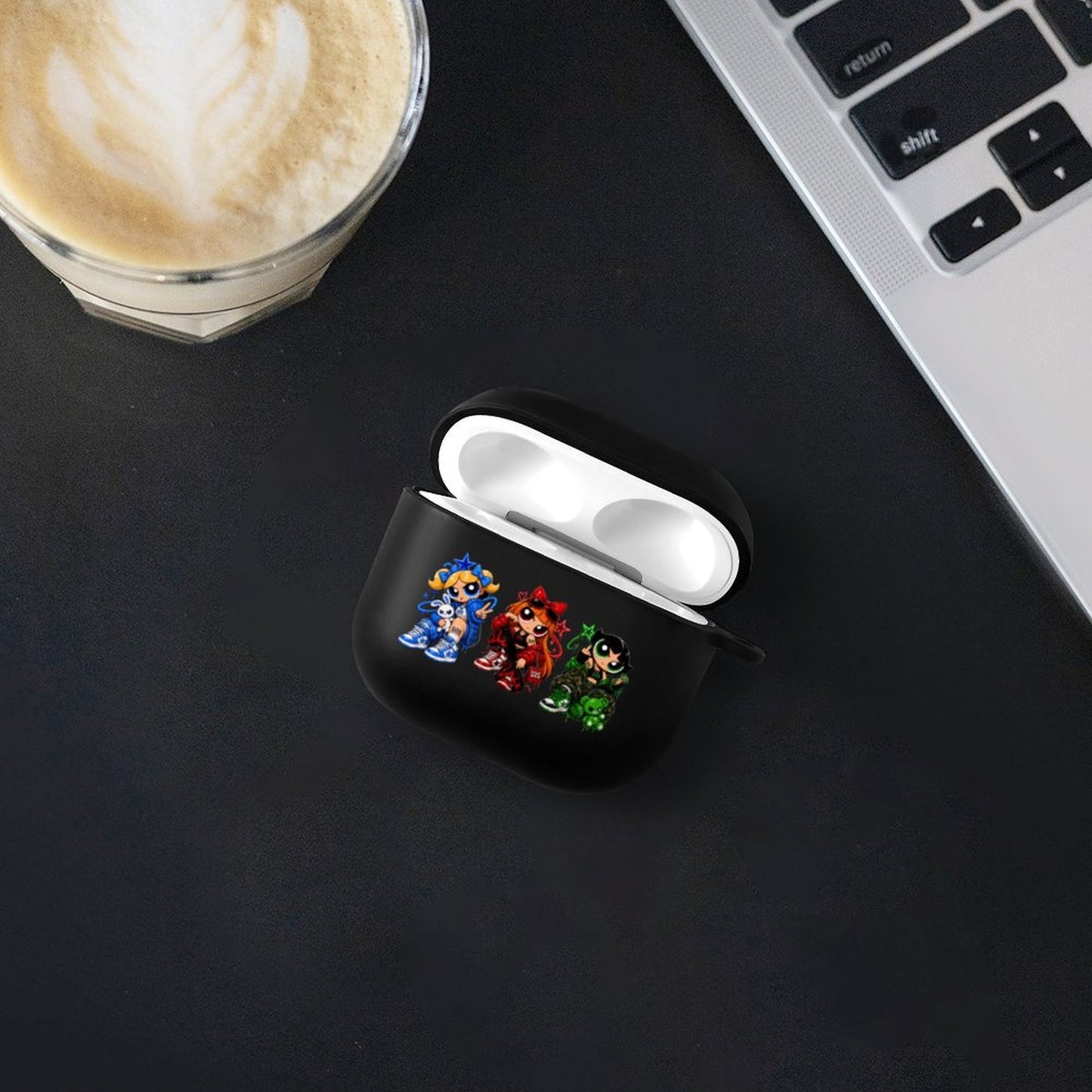 S.O.S: Power Puff Gang AirPods 4 Bluetooth Earphone Protective Cover